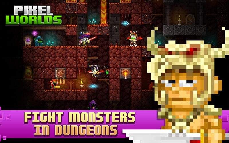 Pixel Worlds MMO Sandbox MOD APK download