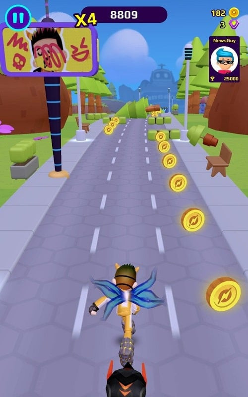 PKXD Runner in-game currency and power-ups