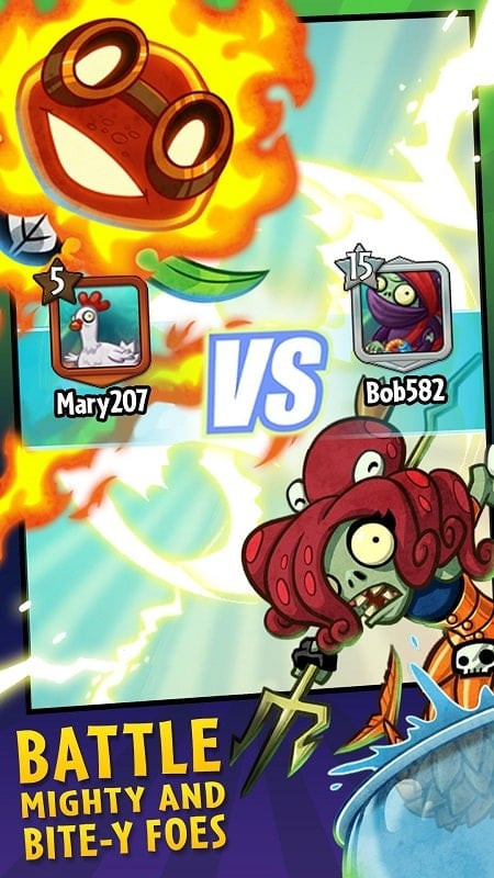 Plants vs. Zombies Heroes Mod APK Heroes