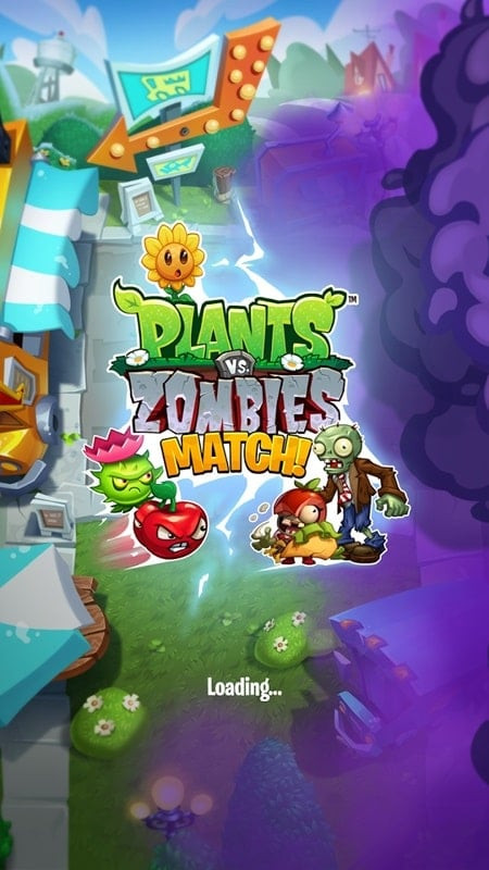 Plants vs. Zombies: Match MOD APK Gameplay Screenshot