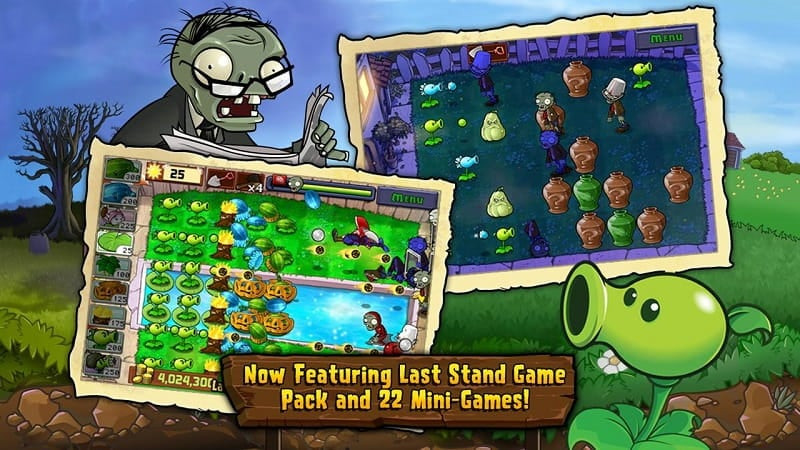 Plants vs. Zombies MOD APK Download Button