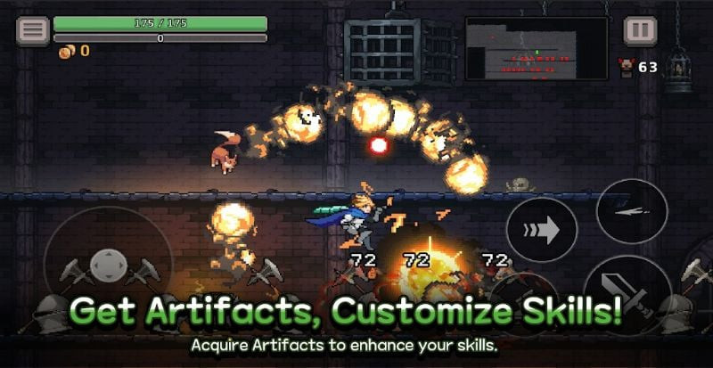 Dungeon Slasher: Roguelike character and equipment screenshot