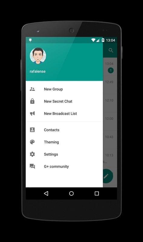 Plus Messenger MOD APK interface