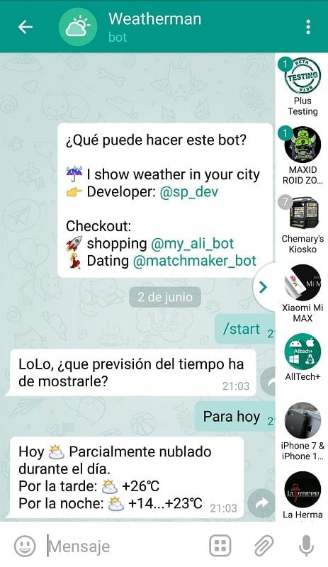 Plus Messenger MOD APK chat screen