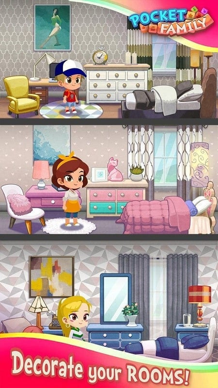 Pocket Family Dreams MOD APK Interior Design