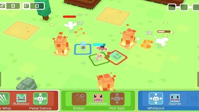 Pokémon Quest exploration screenshot