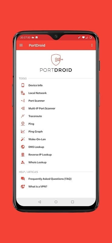 PortDroid MOD APK features