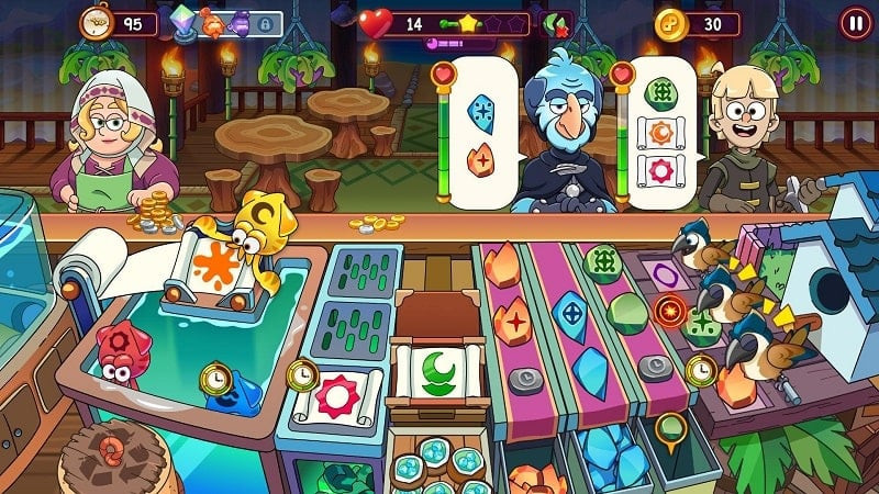 Potion Punch 2 gameplay screenshot showing a hero character