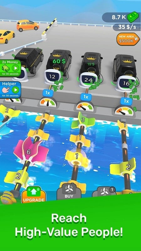 Power Flow MOD APK screenshot showing gameplay