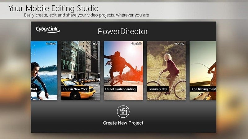 PowerDirector MOD APK Fast Editing