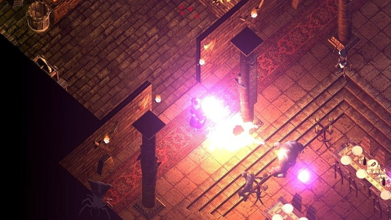 Powerlust gameplay screenshot showing a character in a dungeon