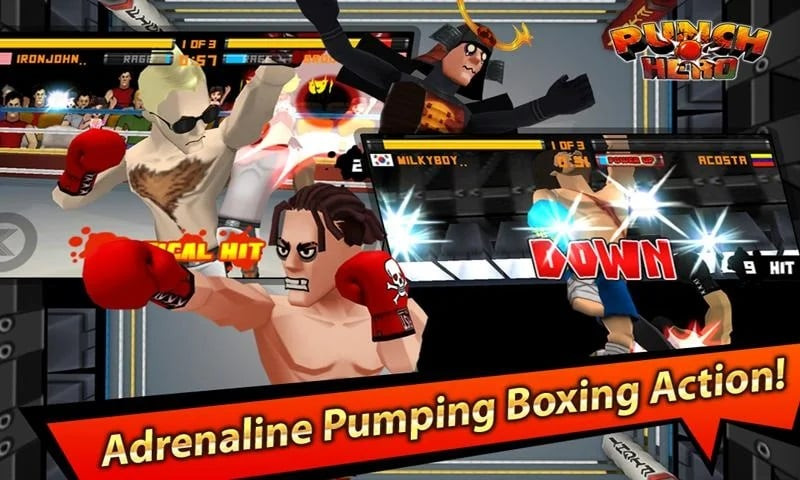 Punch Hero Mod APK gameplay screenshot