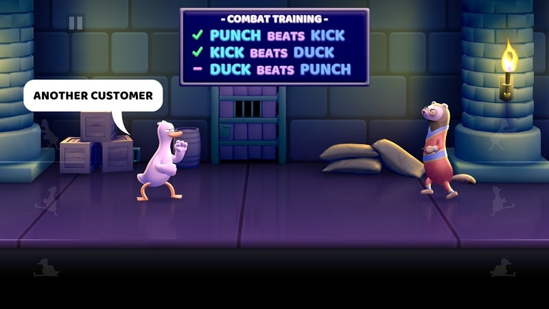 Punch Kick Duck MOD APK - Vô hạn tiền