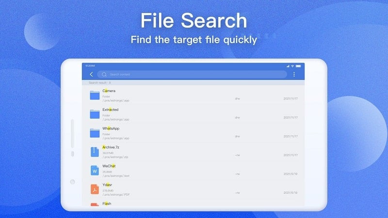 Efficient file management with EX File Manager MOD APK on Android