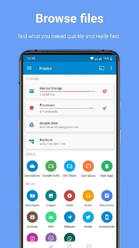 Quản lý tệp tin với File Manager Pro