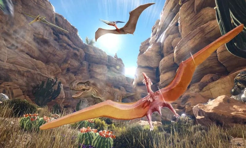 Quetzalcoatlus Simulator apk - khủng long bay khổng lồ