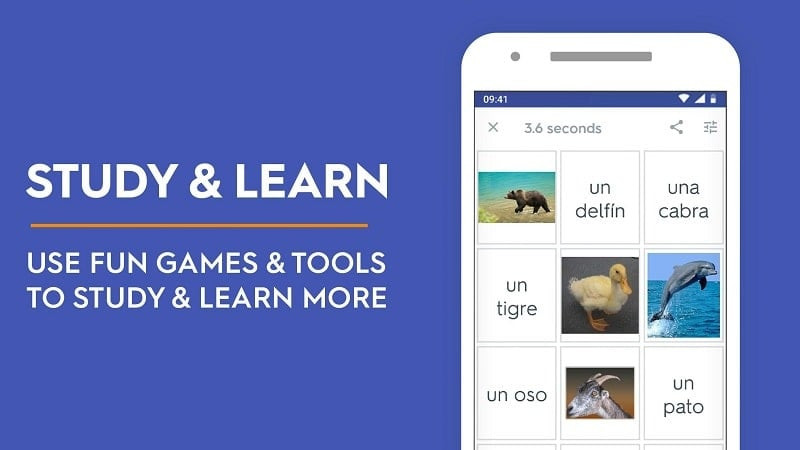 Quizlet MOD APK pronunciation feature