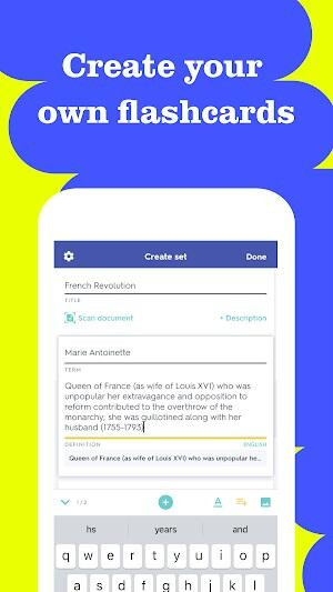 Quizlet MOD APK premium unlocked features