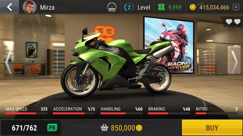 Racing Fever Moto Mod APK Screenshot