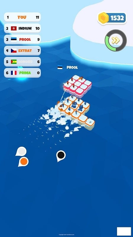 Raft Craft naval battle