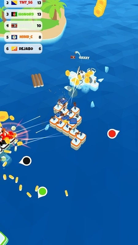 Raft Craft in-game screenshot