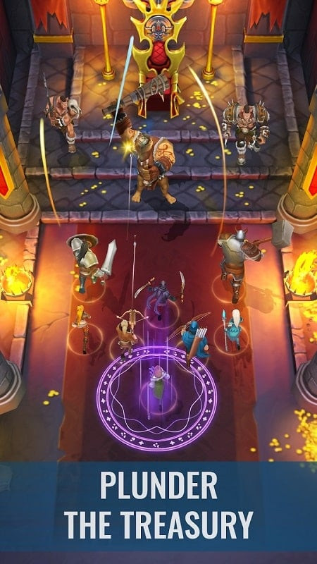 Raid & Rush MOD APK in-game quest screen