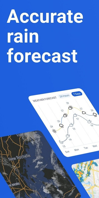 RainViewer MOD APK showing daily weather updates