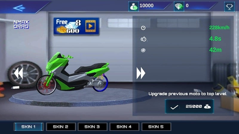 Real Drag Bike Racing Mod APK Bike Upgrades