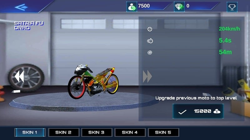 Real Drag Bike Racing Mod APK Screenshot