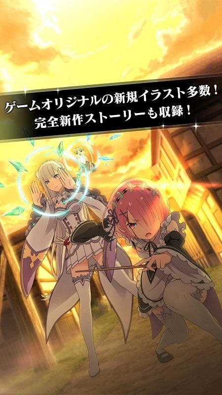 Re:Zero Lost in Memories MOD APK character interactions