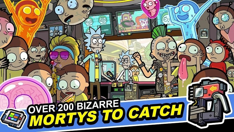 Rick and Morty Pocket Mortys Mod Battle