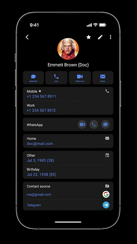 Right Contacts MOD APK Privacy Feature