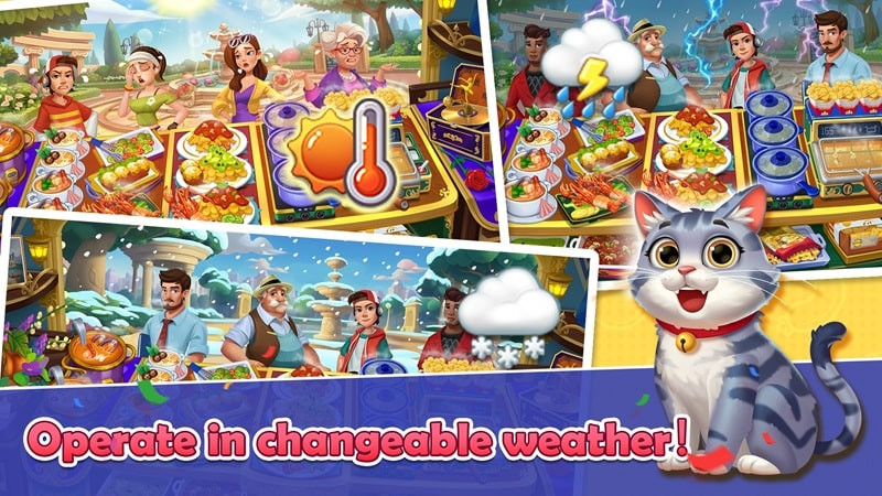 Ritas Food Truck MOD APK Weather Challenges