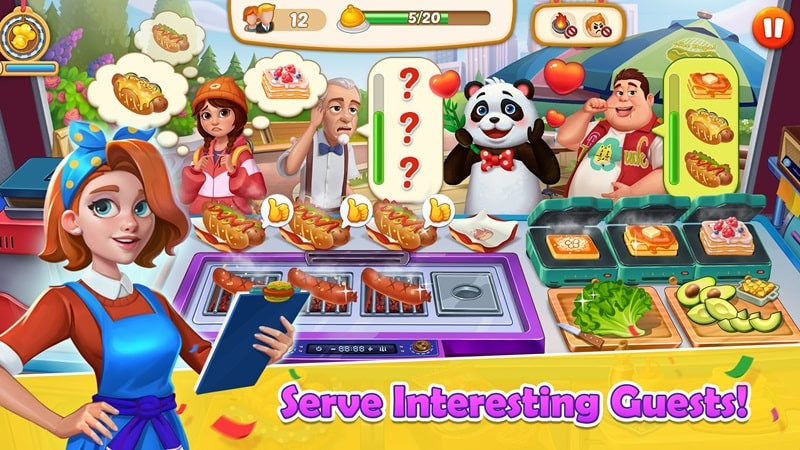 Ritas Food Truck MOD APK Customer Interactions