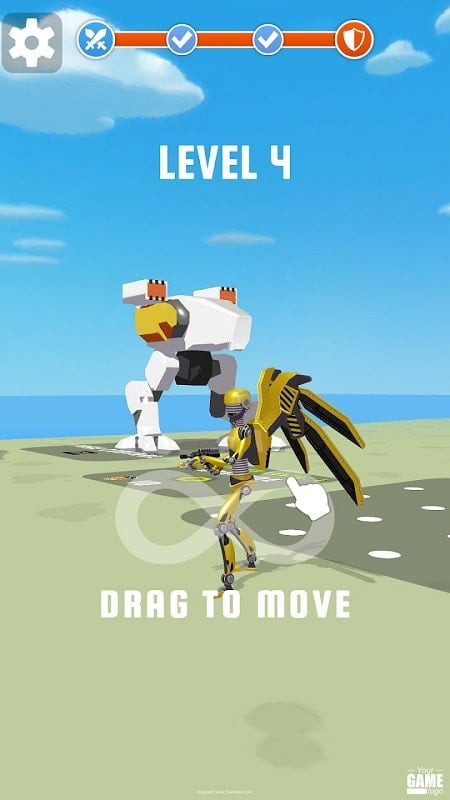 Robot Commander MOD APK screenshot