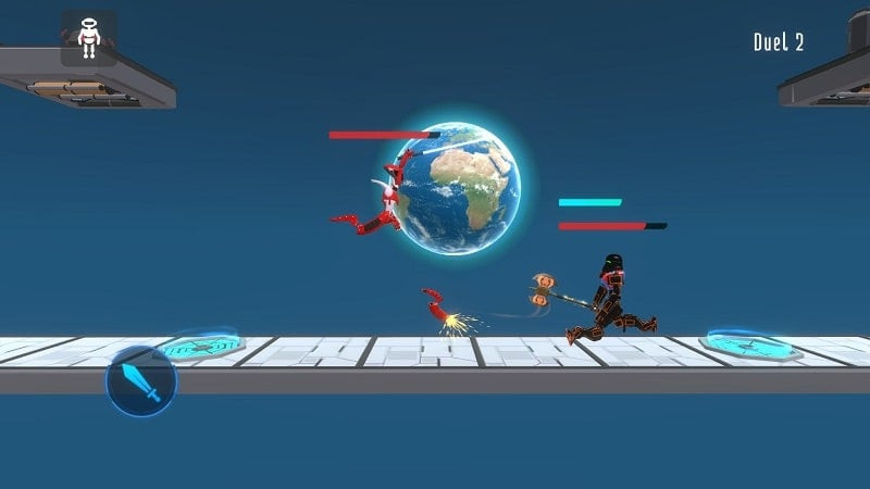 Robot Epic War Finishing Move Screenshot