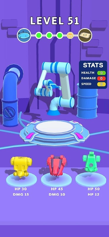 Robot Evolutions MOD APK gameplay screenshot