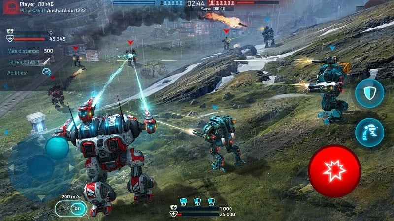 Robot Warfare MOD APK download screenshot