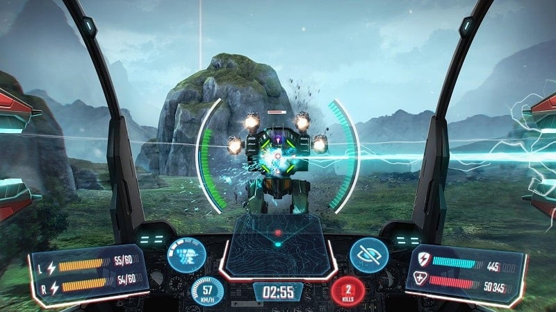 Robot Warfare weapon selection screenshot