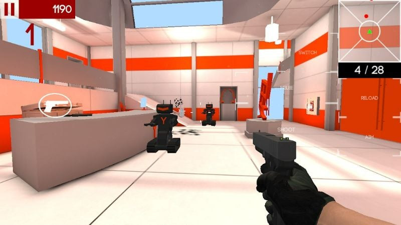 ROBOTS gameplay screenshot showcasing the in-game HUD