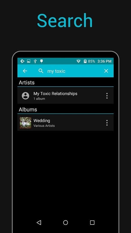 Rocket Music Player MOD APK Screenshot