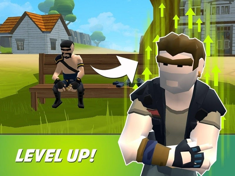 Building Walls in Rocket Royale MOD APK