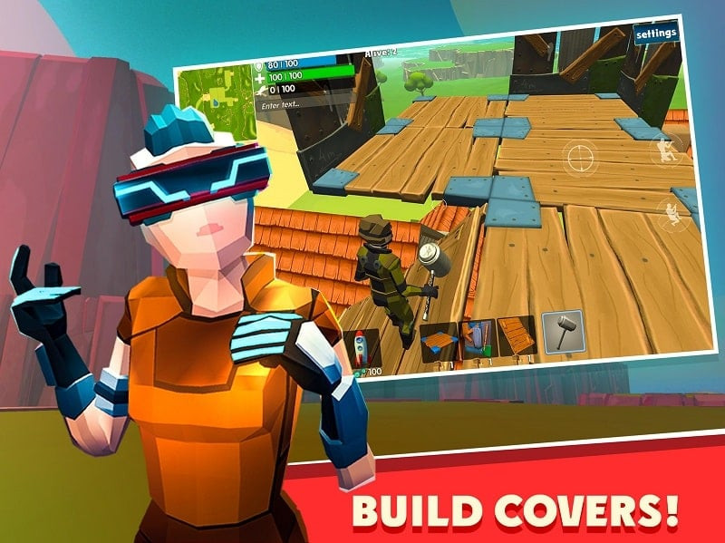 Exploring Maps in Rocket Royale MOD APK