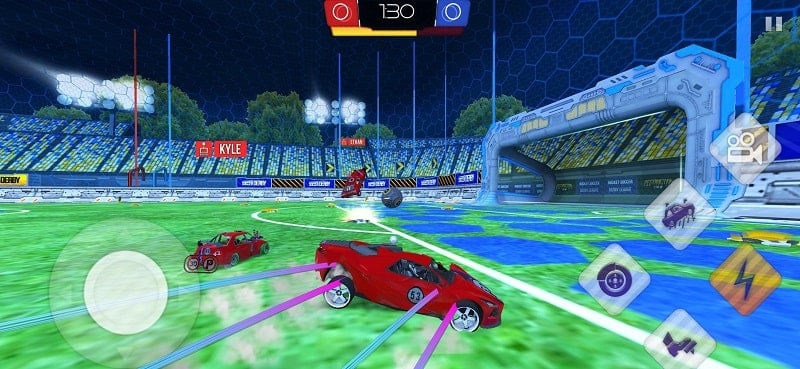 Rocket Soccer Derby Screenshot - In-Game Action