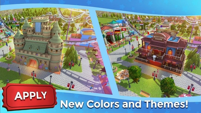 RollerCoaster Tycoon Touch MOD APK friends feature