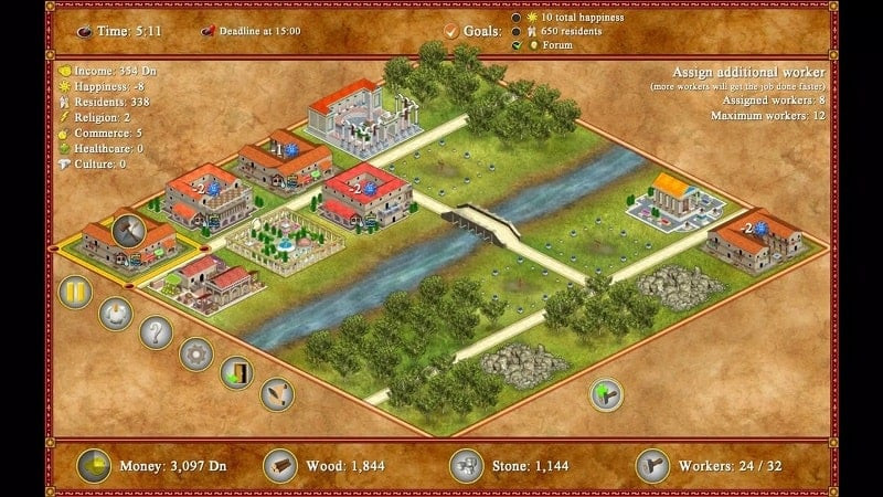 Romopolis gameplay on Android