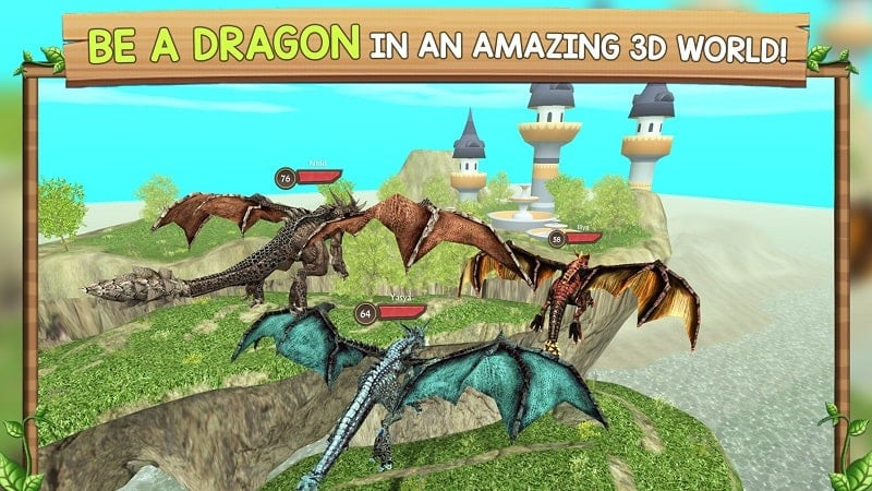 Dragon in Dragon Sim Online