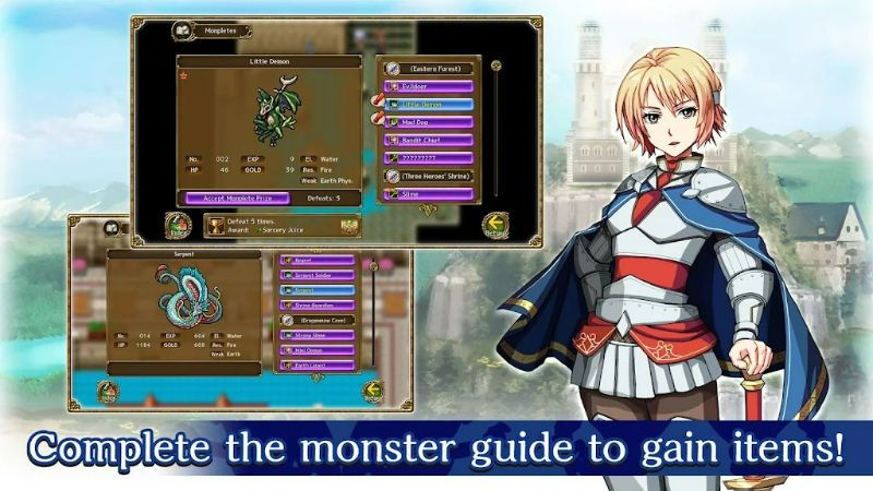 RPG Liege Dragon MOD APK showcasing special features like the mod menu and unlimited money.