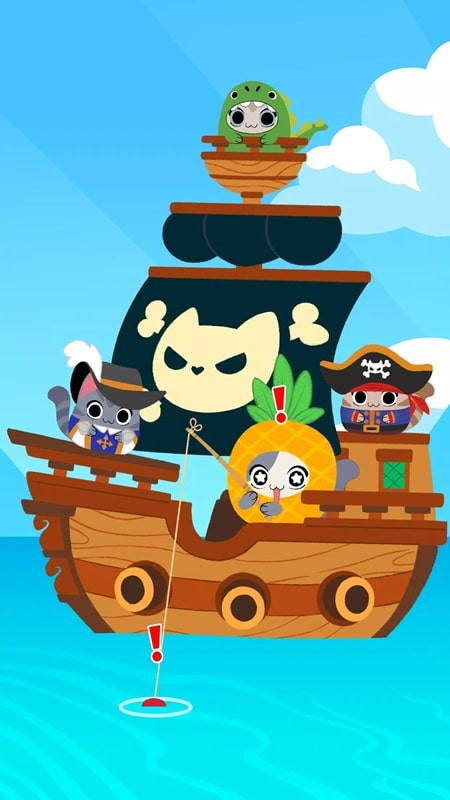 Screenshot of ship upgrade menu in Sailor Cats