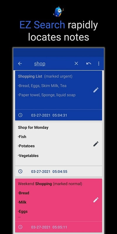 Organize Your Notes with EZ Notes Mod Android